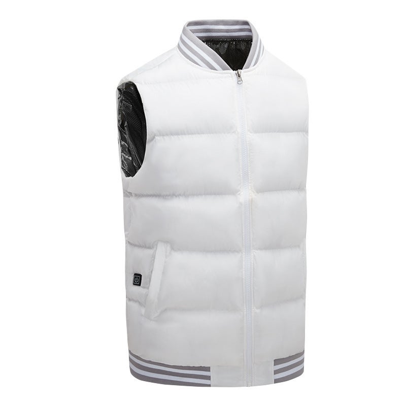 Five Zone Heating Fashion Vest Men'S Intelligent Constant Temperature Heating Vest Women'S Young Fashion Warm Waistcoat Coat - Image 1