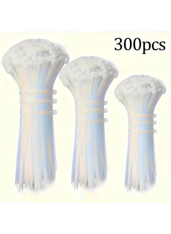 300 Pack Heavy Duty Adjustable Tie Wraps Black 3.94 5.91 7.87 Inch All Weather Multi Purpose - Image 5