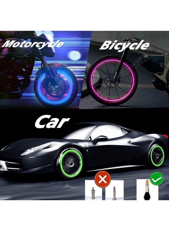 DubaiGallery Glow-in-the-dark wheel valve covers – Universal car accessories, waterproof and dustproof, easy to install without batteries, stylish design to enhance car appearance and nighttime visibility - Image 5