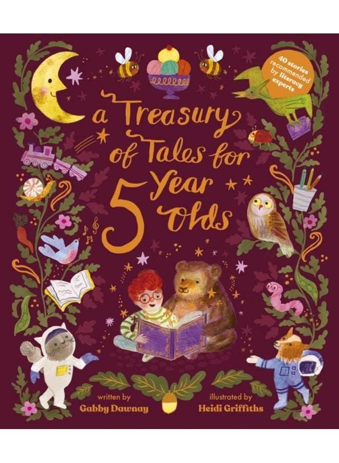 A Treasury of Tales for Five Year Olds 40 stories recommended by literary experts - Hardback