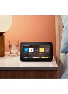 REBENUO Smart Home Systems Echo Show 5  (2rd Gen, 2021 release), Smart Display & alarm clock with clearer sound | Use your voice to control smart home devices, play music or Quran, & more (speaks Khaleeji) black  - Image 5