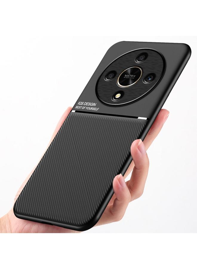 اس-توب جراب هاتف Honor X9b الكلاسيكي المائل والمحبب المغناطيسي PC الهجين المصنوع من مادة TPU - Image 3