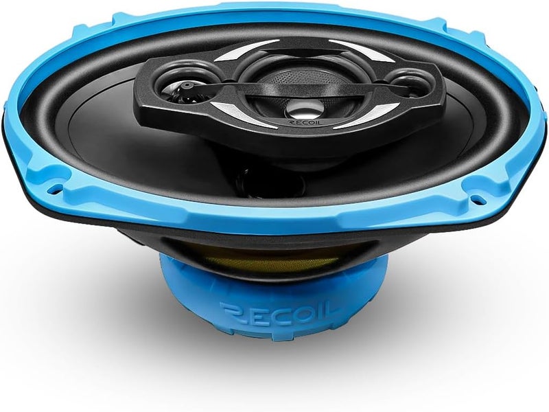RECOIL RCX694 Echo Series 4-Way 6X9-Inch Car Audio Coaxial Speaker System with Grilles, Sold in Pairs - Image 3