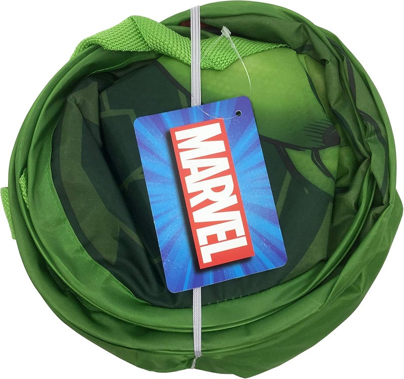 Jay Franco Marvel Avengers Hulk Blast Pop Up Hamper - Mesh Laundry Basket/Bag with Durable Handles, 22" x 14" - Image 3