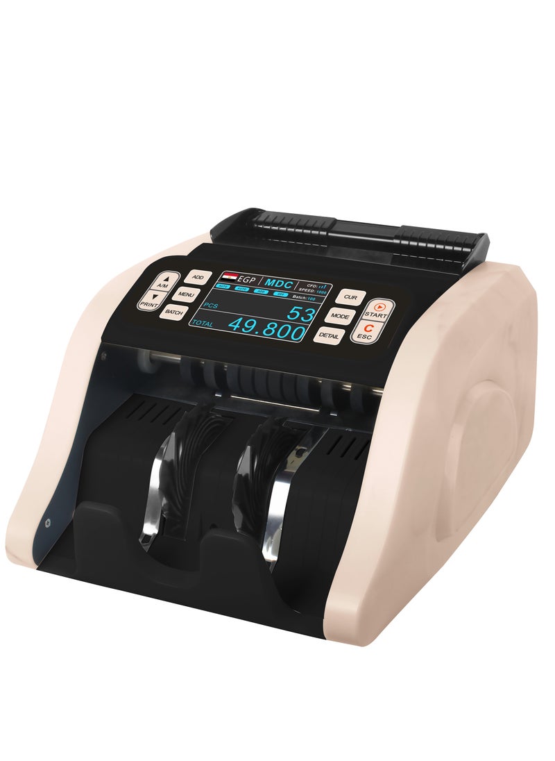 LOTFY GROUP - LG910 Mixed Denomination Money Counter Machine, Value Counting, UV/MG/IR/MT Bill Counter - Image 1