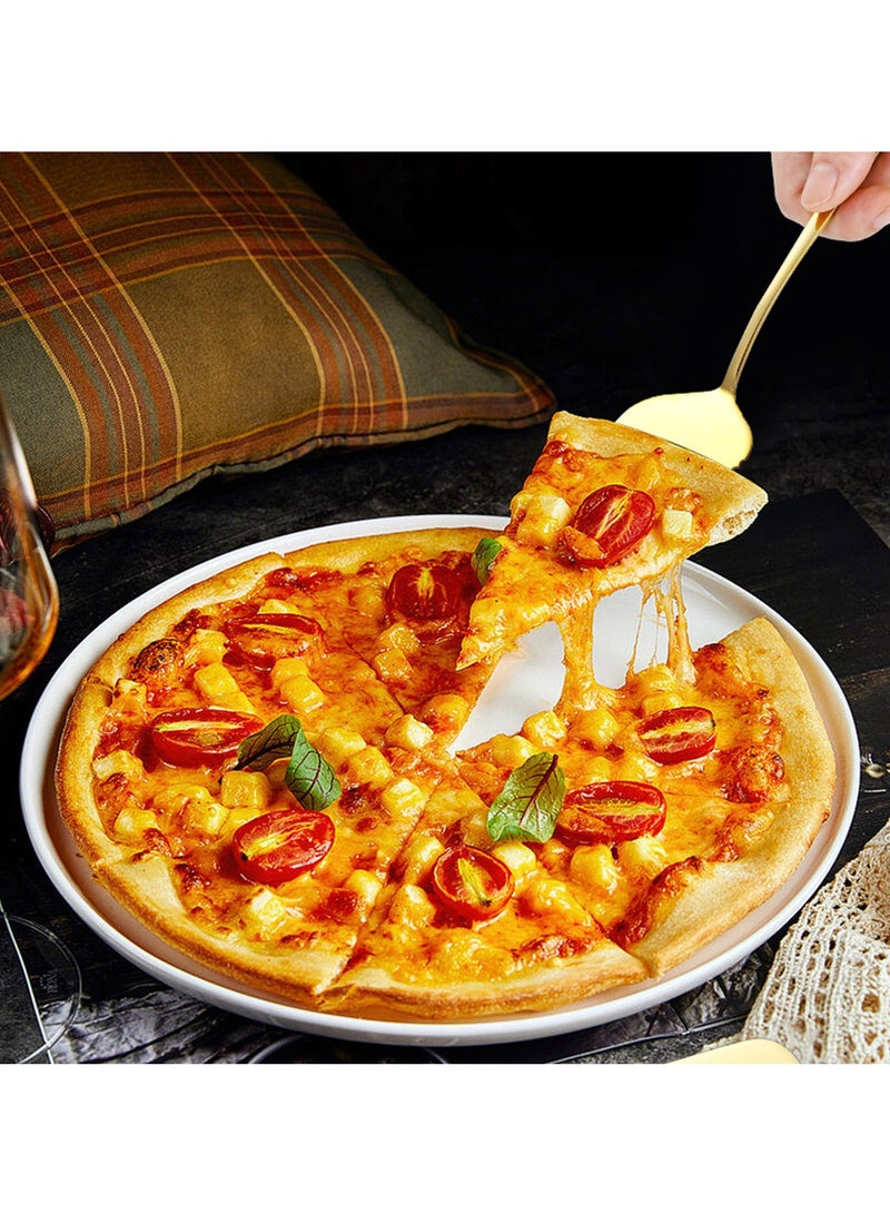 مجرفة تقديم البيتزا من الفولاذ المقاوم للصدأ مجرفة مجرفة مجرفة كيك ملاعق تزيين الكيك سكين مقسم الجبن بالزبدة - Image 3