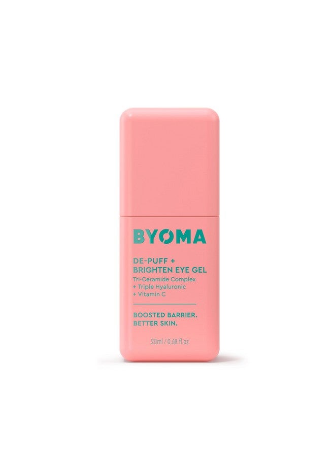 BYOMA BYOMA De-Puff + Brighten Eye Gel - Lightweight Gel Eye Cream for Dark Circles, Puffiness & Wrinkles - Under Eye Cream With Hyaluronic Acid & Vitamin C - Barrier Repair Skincare - 0.68 fl. oz - Image 1