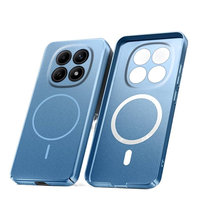 BB غطاء MagSafe بTPU لـ Redmi Note 14 Pro مع حماية من السقوط ومغناطيس قوي مع مقاوم للصدمات مع ملمس غير لامع باللون أسود مغناطيسي من مادة TPU باللون الأسود باللون الأحمر - Image 1