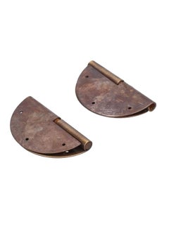 Thoraya 2Set Round Brass Hinges Chinese Antique Hinge Hardware Accessory for Furniture 6cm  - Image 5
