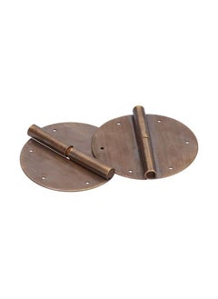 Thoraya 2Set Round Brass Hinges Chinese Antique Hinge Hardware Accessory for Furniture 6cm  - Image 3