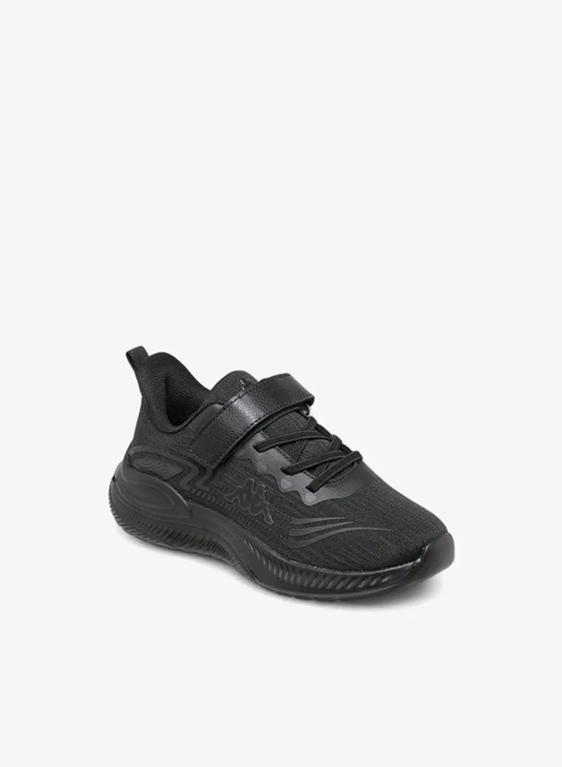 كابا حذاء رياضي بناتي بطبعة شعار مع إغلاق بشريط لاصق