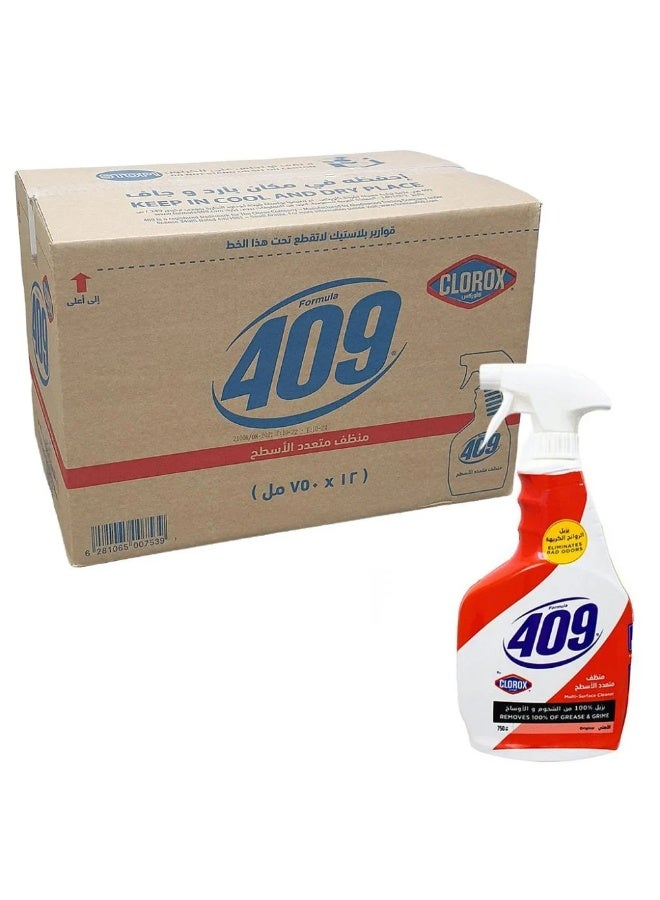 Clorox 409 | Spray Cleaner | Grease Remover | 750ml | Carton | 12 Pieces - Image 1