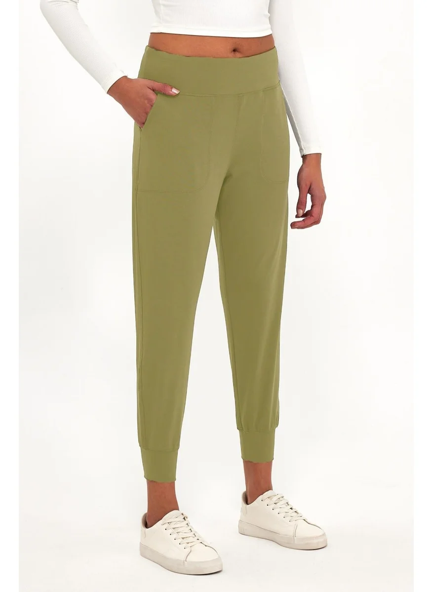 Alexander Gardi Elastic Waist Side Pocket Leggings (B23-00165)