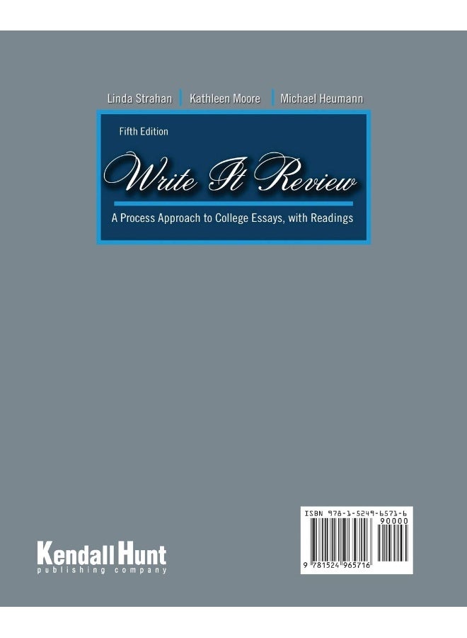Write It Review: A Process Approach to College Essays with Readings - Image 2