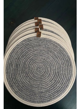 Miss Juli 6-Piece Supla American Service Plate Mat 31 Cm + 1 Piece Bread Basket 18 cm  - Image 2