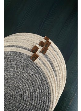 Miss Juli 6-Piece Supla American Service Plate Mat 31 Cm + 1 Piece Bread Basket 18 cm  - Image 4