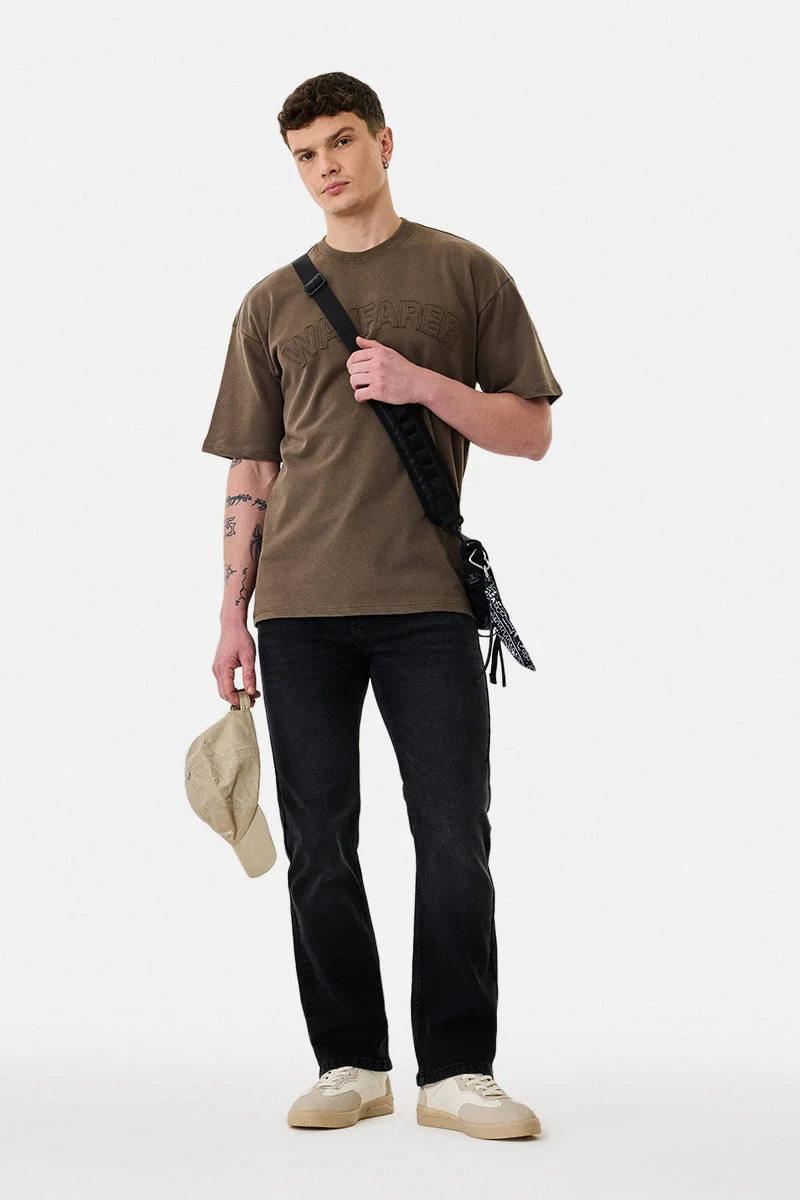 SNITCH جينز مستقيم بقصة أساسية من الدنيم المطاطي من كور لاب