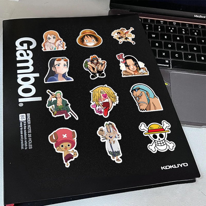 MINRAIN 50pcs Anime One Piece Cartoon Stickers for Kids,Vinyl Waterproof Decal for Water Bottle Laptop Toy Sticker for DIY Decorate Bumper Phone Hard Hat Kids Teens Gifts (zshz) - Image 4