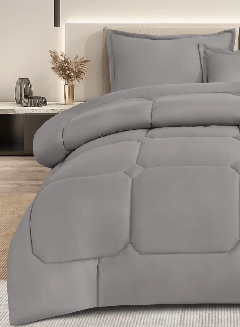 مينج لي طقم لحاف مفرش سرير ملكي نفرين مكون من 6 قطع مميزة مقاس 240 في 220 سم - Image 4