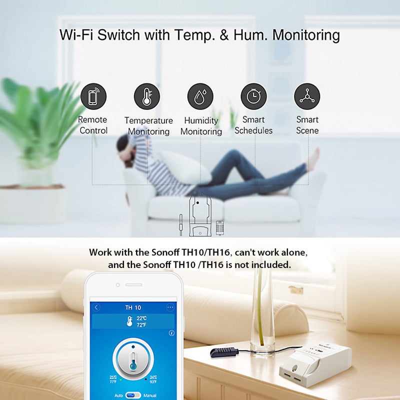 SONOFF AM2301 Temperature And Humidity Sensor Home Automation Monitoring Sensor Comfortable with TH16 TH10 - Image 5