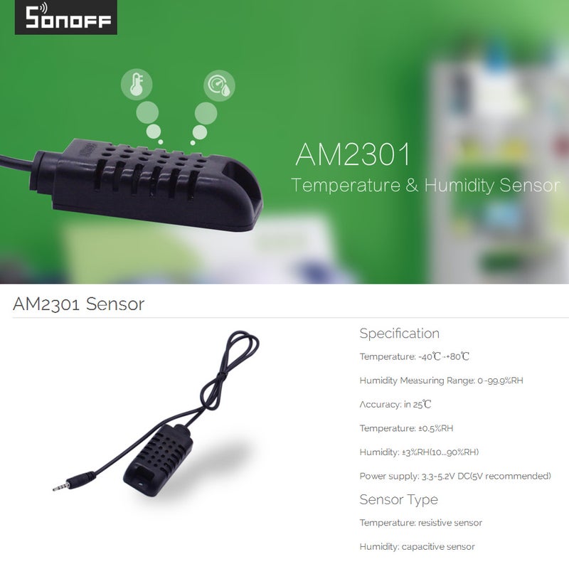 SONOFF AM2301 Temperature And Humidity Sensor Home Automation Monitoring Sensor Comfortable with TH16 TH10 - Image 3