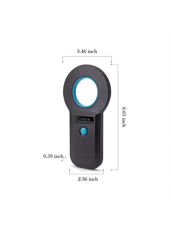 Smoostart Pet Microchip Scanner, ISO11784/85/FDX-B/EMID Data Storage ...