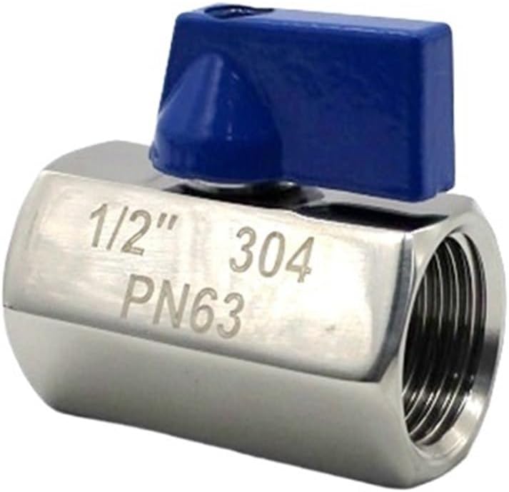 Stainless Steel 304 Mini Ball Valve 0 5 Inch Male To Male Thread Brewer Hardware - Image 4