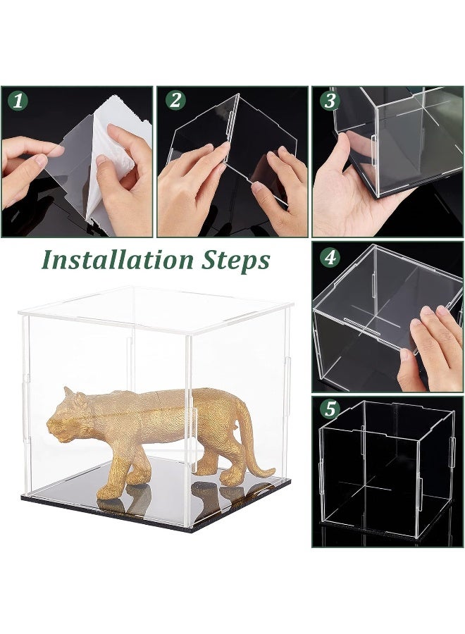 TPGP Clear Acrylic Display Case With Black Base 11 X 11 X 10.5 Cm - Image 3