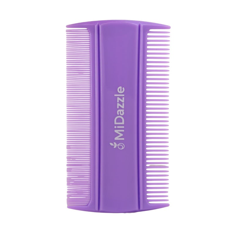 Midazzle Lice Comb for Hair | Double-Sided Fine Tooth Comb for Removing Lice, Nits & Dandruff | Gentle & Safe for Kids & Adults - Image 2
