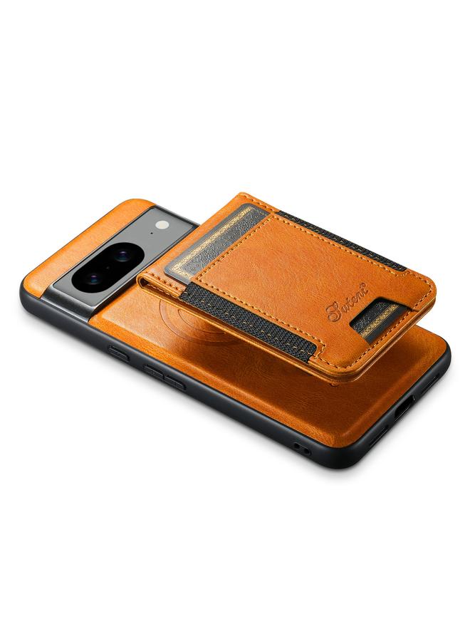 Suteni Case For Google Pixel 7a H17 Oil Eax Leather Detachable Wallet Phone Case - Image 5