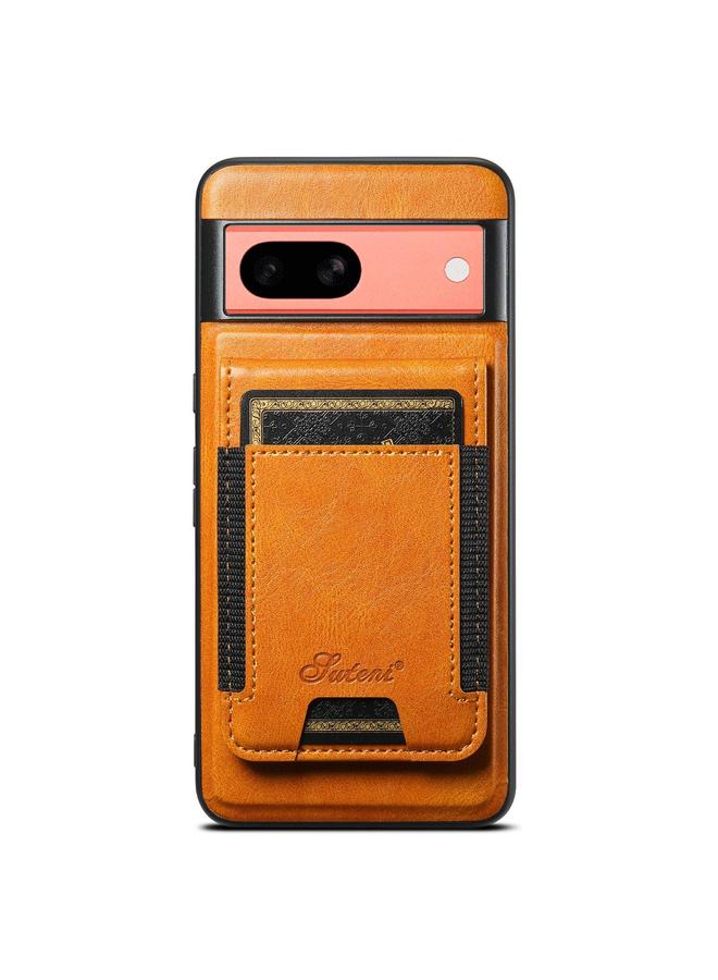 Suteni Case For Google Pixel 7a H17 Oil Eax Leather Detachable Wallet Phone Case - Image 1