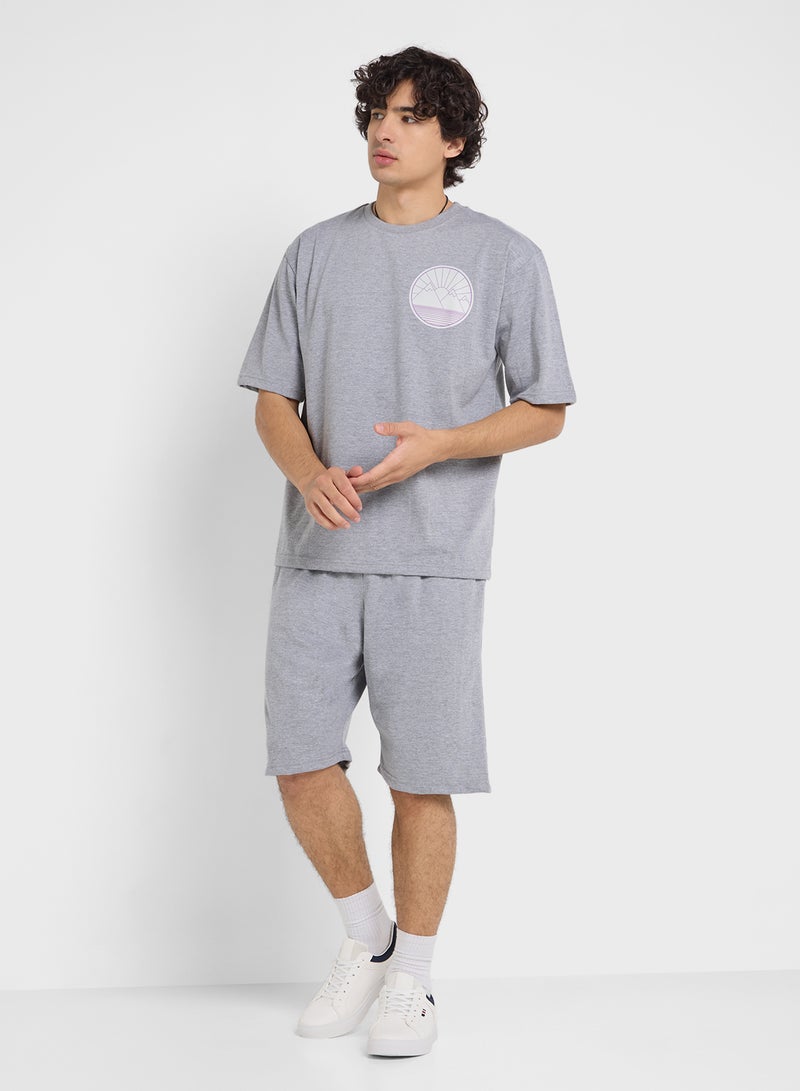 Seventy Five Graphic T-Shirts And Shorts Sets - Image 5