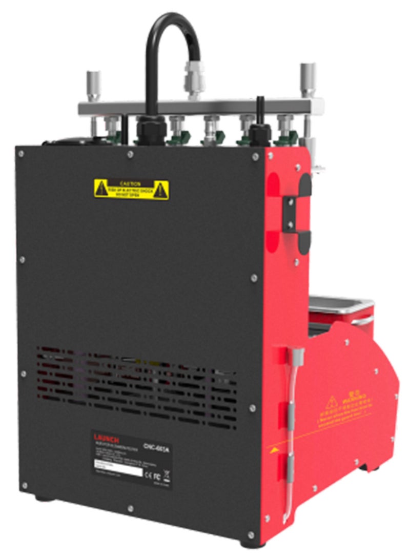 Launch CNC603A Fuel Injector Cleaner and Tester Machine – Metal Body, Ultrasonic Cleaning, for Petrol Cars and Motorcycles - Image 3