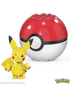 MEGA CONSTRUX Mega Construx Pokemon Pikachu Construction Set, Building Toys for Kids [Amazon Exclusive]  - Image 2