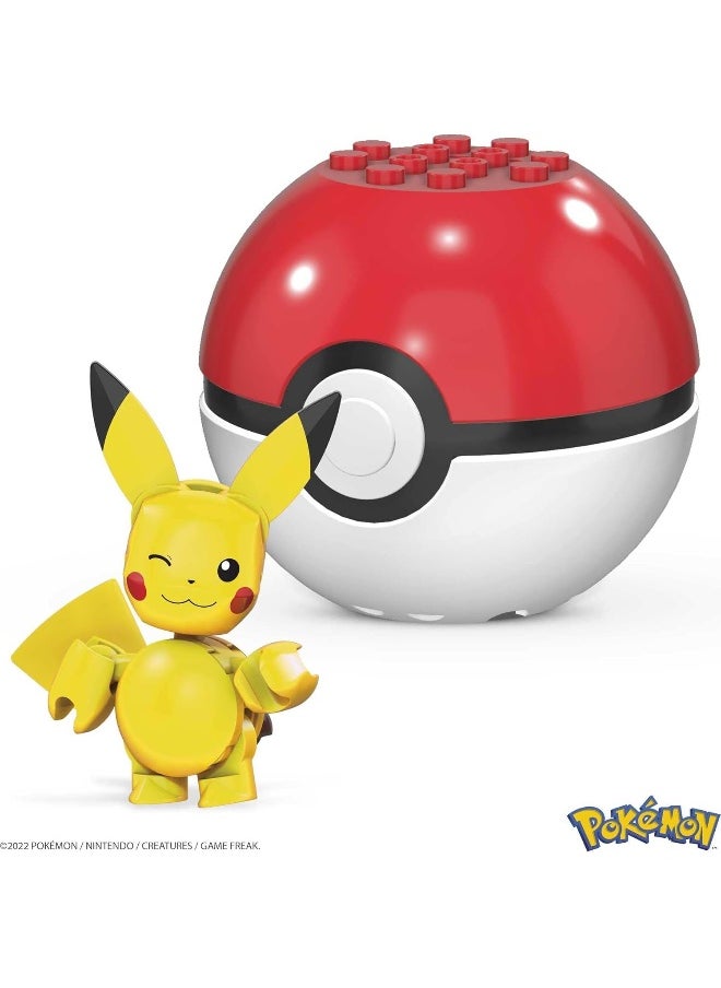 MEGA CONSTRUX Mega Construx Pokemon Pikachu Construction Set, Building Toys for Kids [Amazon Exclusive]  - Image 2