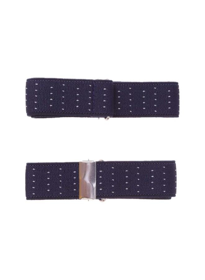 klarako 1 Pair Elastic Sleeve Garter Non Slip Adjustable Armbands Shirt Garters Sleeve Holders for Men Women 2.5cm (Black) - Image 1