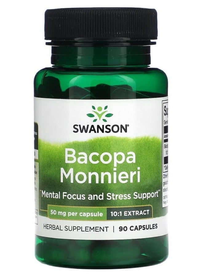 SWANSON Bacopa Monnieri - 10:1 Extract 50 mg 90 Caps