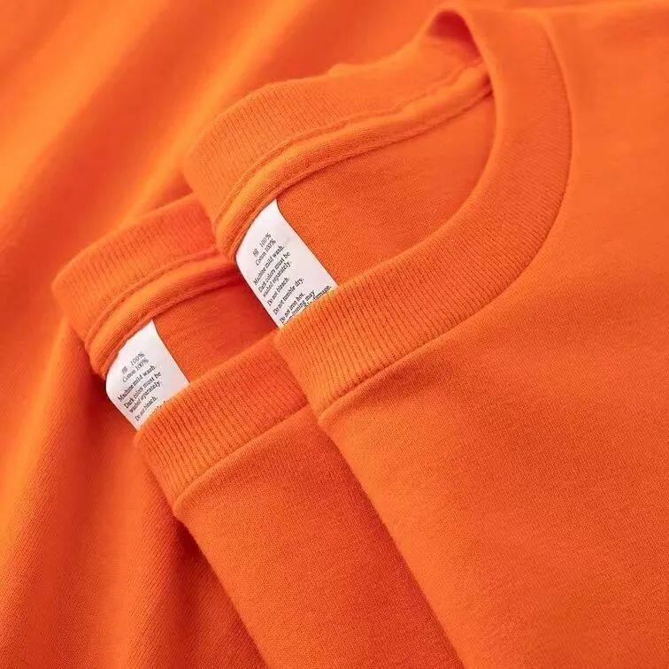 2024 new grape purple 250g heavy combed cotton short-sleeved t-shirt unisex loose casual undershirt tee - Image 1