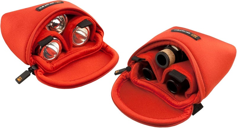 ProTec Trombone/Alto Sax/Clarinet Mouthpiece Pouch (N265RX) -Neoprene, 3-Piece (Red) - Image 1