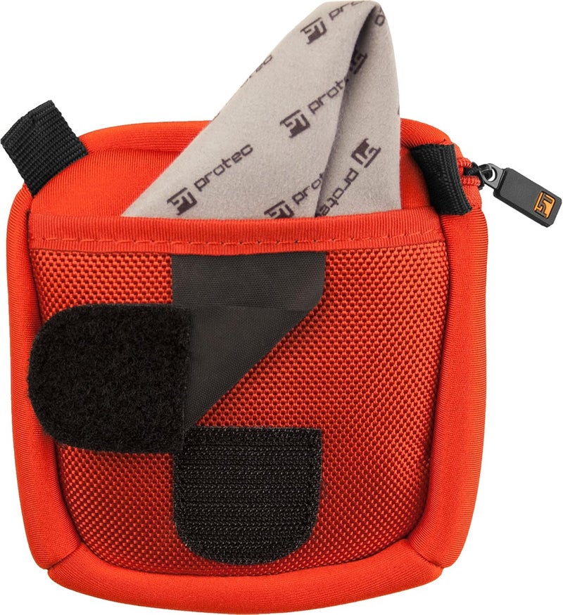 ProTec Trombone/Alto Sax/Clarinet Mouthpiece Pouch (N265RX) -Neoprene, 3-Piece (Red) - Image 3