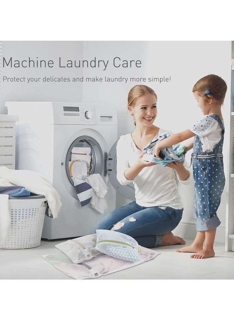 يالونج 3 دائم كيس الغسيل الخلوية شبكة قوية ، 2 كبيرة وكبيرة الحجم ، مع سحب الحبل الختم ، ومناسبة للجامعة ، عنبر وسكان الشقة - Image 5