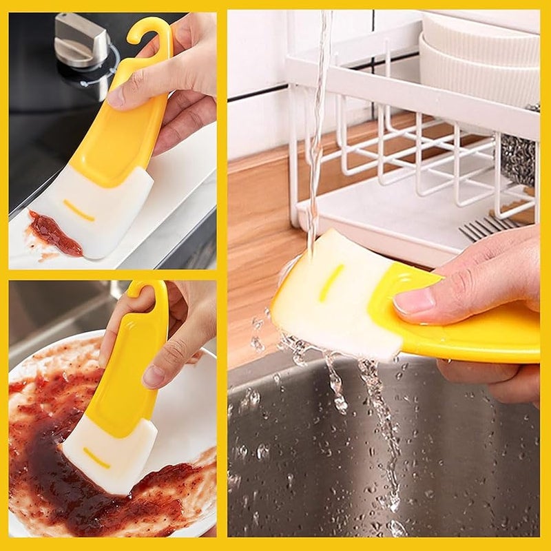 Fauppt Kitchen Silicone Spatula Silicone Spatula for Cooking, 2025 Scraper Spoon Food Scraper Set, Scratch Resistant Heat Resistant Rubber Scraper for Home Use (2pc) - Image 2