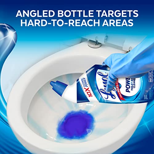 Lysol Power Toilet Bowl Cleaner Gel, For Cleaning and Disinfecting, Stain Removal, 24oz - Image 4