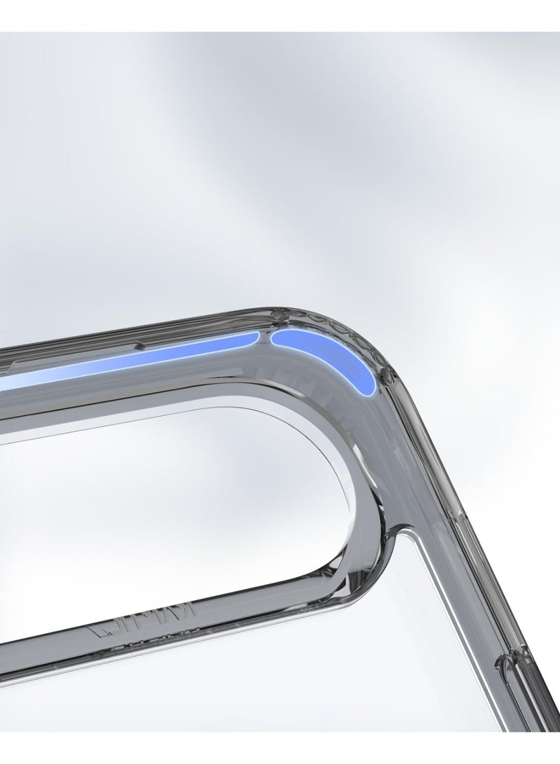 RAPTIC غطاء حماية شفاف لجهاز آيفون إير متوافق مع ماج سيف [اختبار السقوط حتى 13 قدم] - أسود شفاف - Image 4