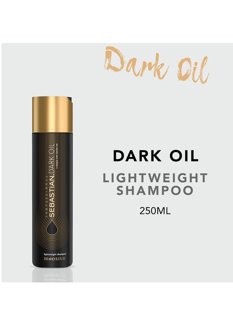 Sebastian Professional - Sebastian Professional Dark Oil Lightweight Shampoo| Infused with Jojoba & Argan Oil for Silky, Smooth Hair - Image 1
