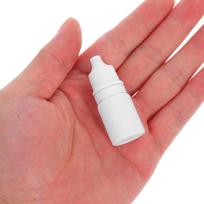 FAVOMOTO 10pcs 5ml Squeezable Eye Dropper Bottles Refillable Plastic Liquid Dropping Containers Portable for Travel and Essential Oils - Image 3