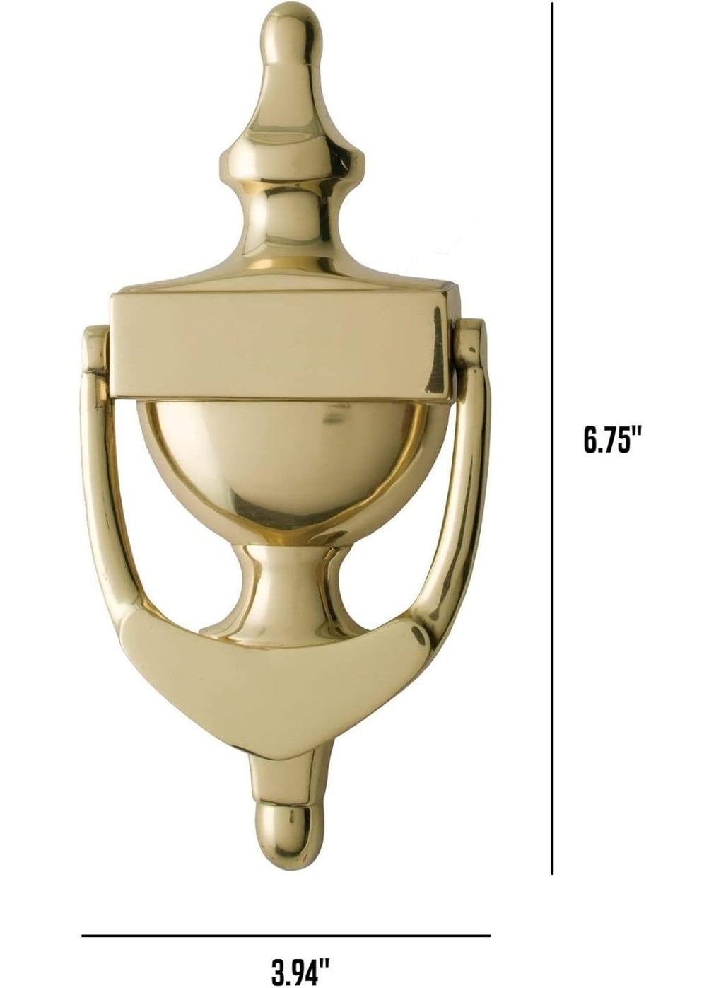 ExcelMark ExcelMark Door Knocker  Solid Brass Construction Stock  - Image 2