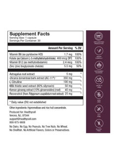 Healthycell Telomere Length | Supplement for Lengthening Telomeres and DNA Repair, Anti Aging, Cell Health, Stem Cell Support | Clinically Proven Ingredient AC11® | 578 mg Capsules  - Image 2