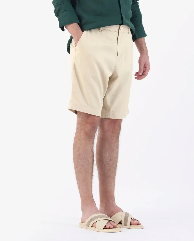 Rare Rabbit Men's Linen Blend Shorts