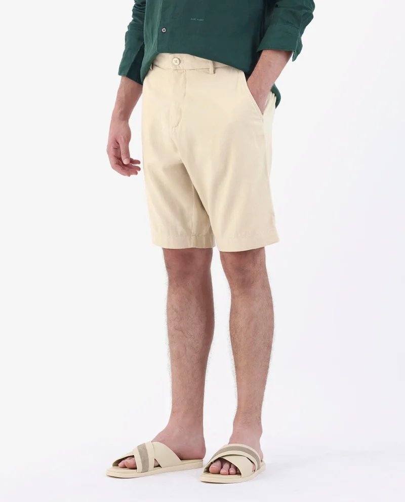Rare Rabbit Men's Linen Blend Shorts